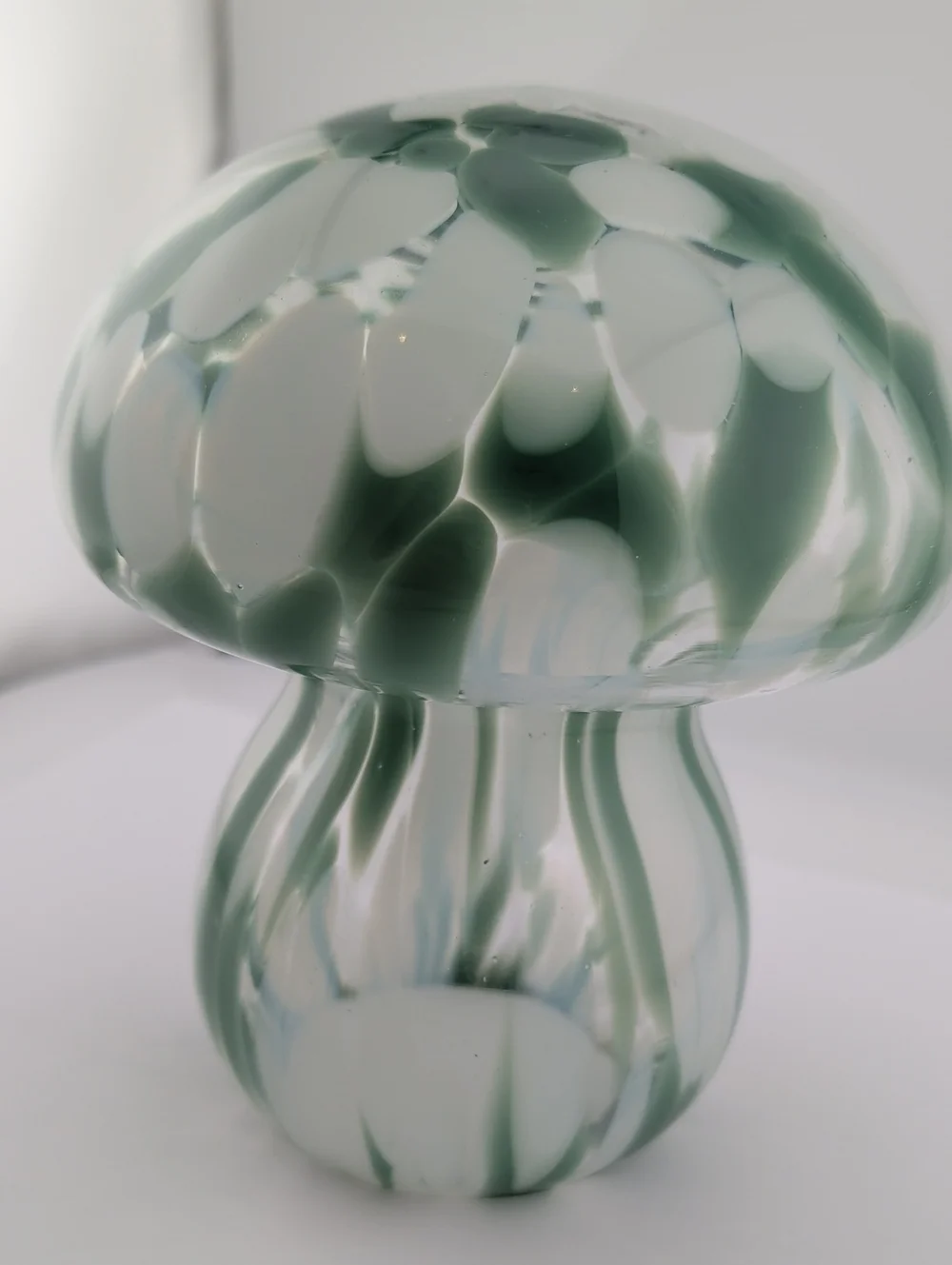 Fairy Light Toadstool Hand blown Glass